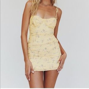 Princess polly yellow dress